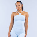 Dynamic Longline Halter Top - Powder Blue ;)