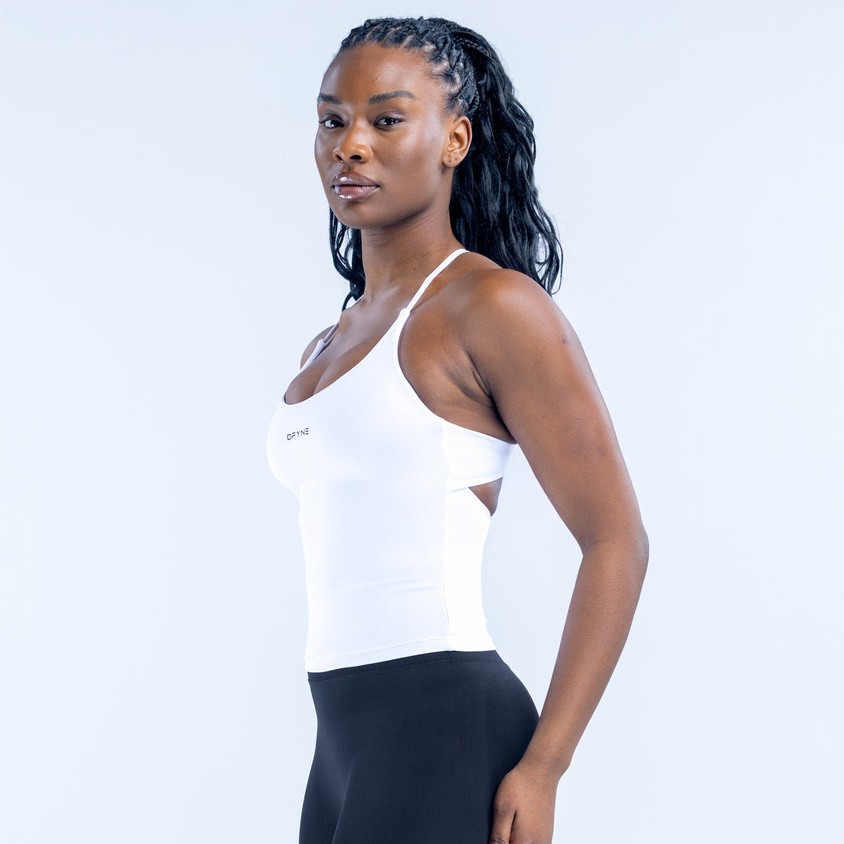 Dynamic Twist Back Top Optic White
