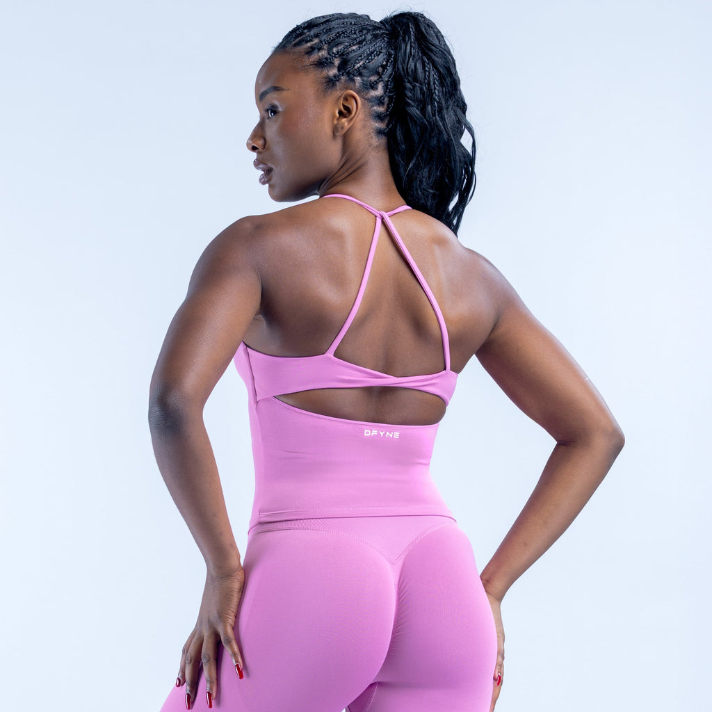 Dynamic Twist Back Top Peony