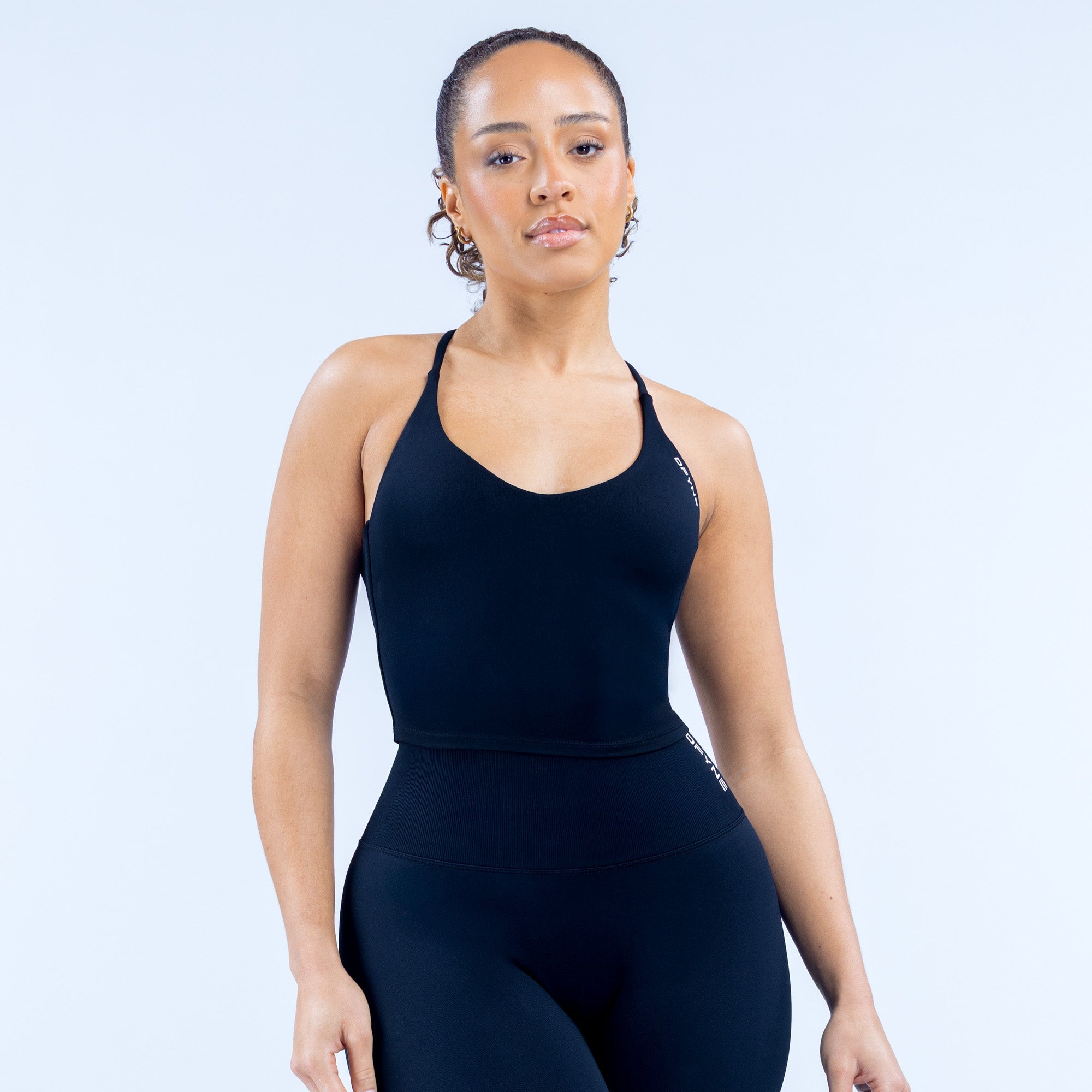 Dynamic Strappy Top Midnight Black