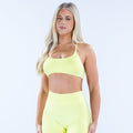 Dynamic Twist Back Bra Lemon Lime