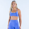 Dynamic Twist Back Bra Marine Blue