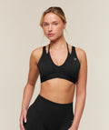 Double Layer Medium Support Sports Bra - Black ;)
