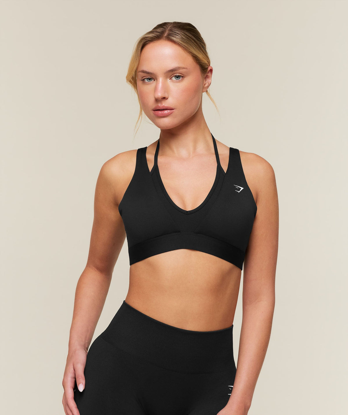 Double Layer Medium Support Sports Bra - Black ;)