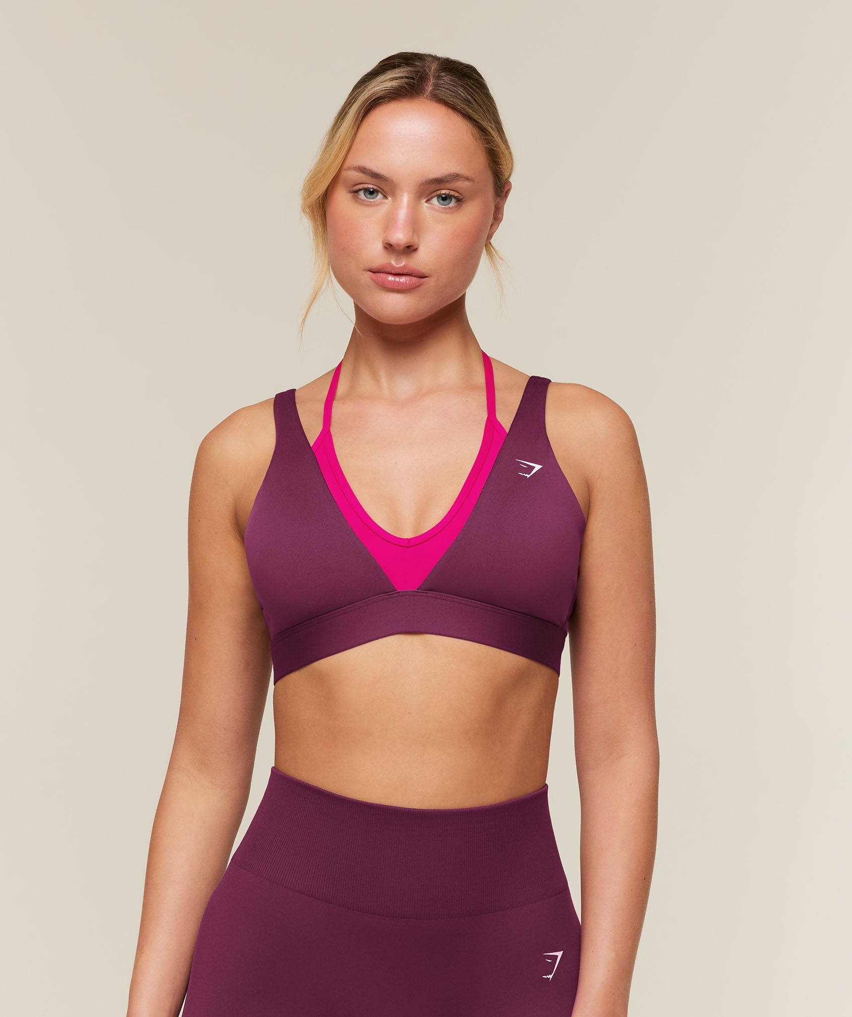 Double Layer Medium Support Sports Bra - Strength Pink/Performance Pink ;)