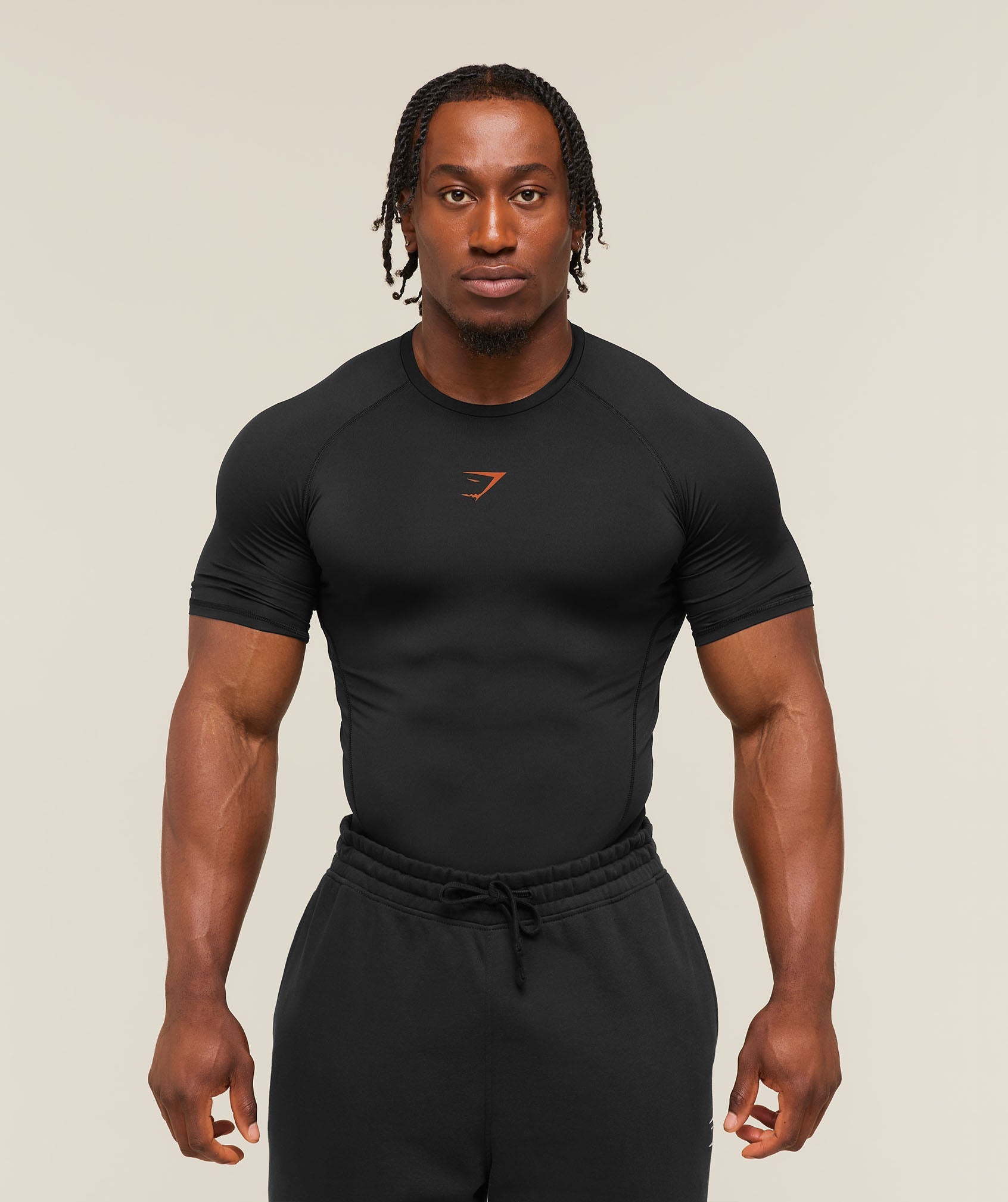 Element Baselayer T-Shirt Black/Nutmeg Orange