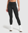 Training Foldover Leggings - Black