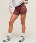 Everyday Seamless Shorts - Burgundy Brown