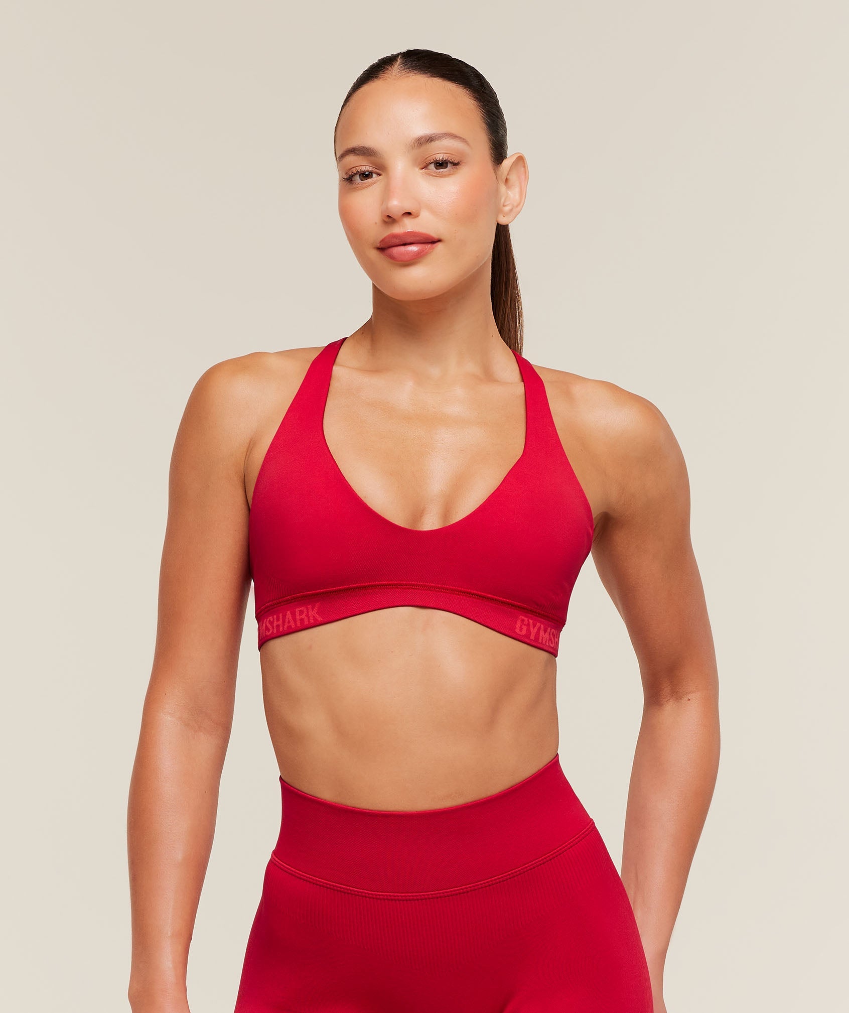 Flex V4 Sports Bra - Carmine Red