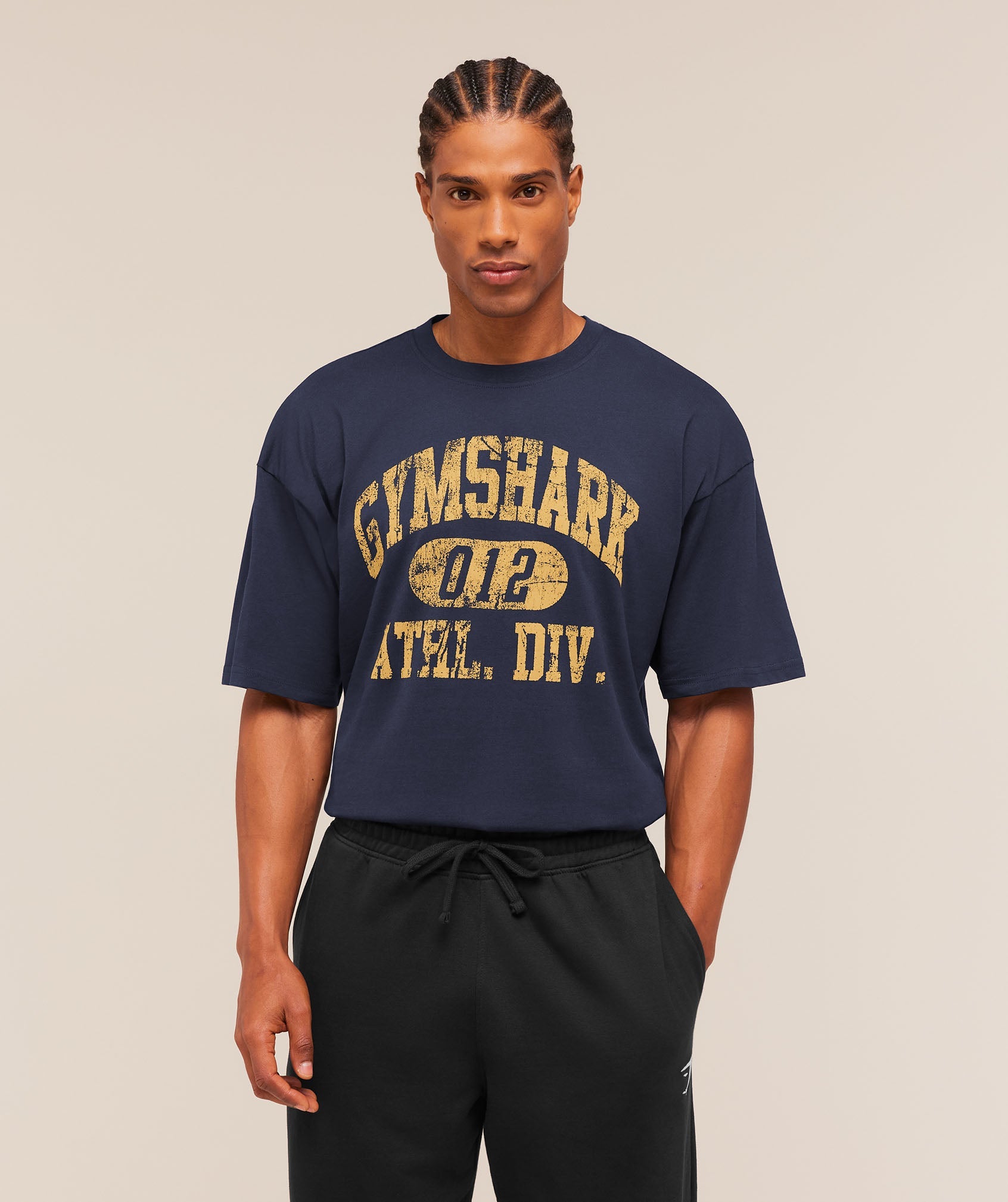 Athletic Division Graphic T-Shirt - Heavy Blue ;)