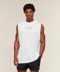 Motion Blur Graphic Tank - White ;)