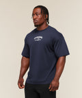 Faded Collegiate Graphic T-Shirt - Heavy Blue