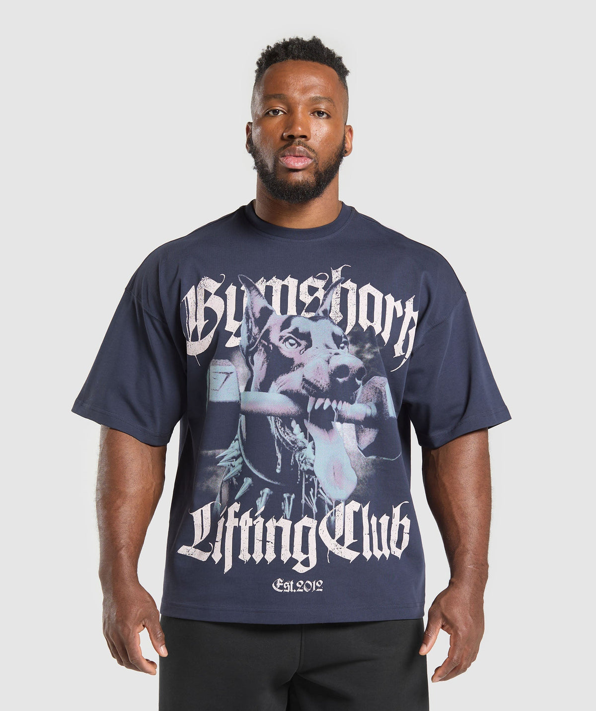 Doberman Graphic T-Shirt - Heavy Blue ;)