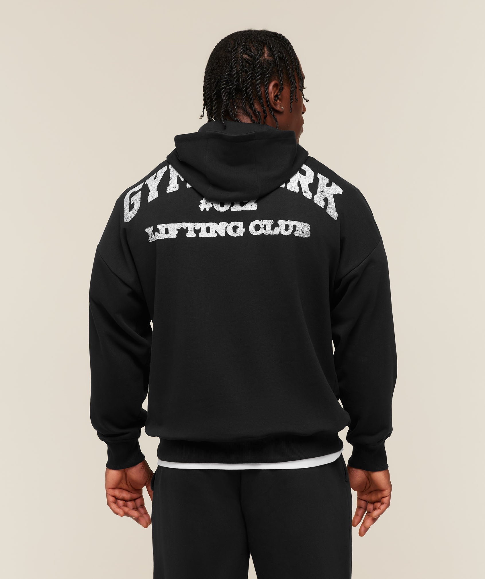 Faded Collegiate Graphic Hoodie - Black ;)
