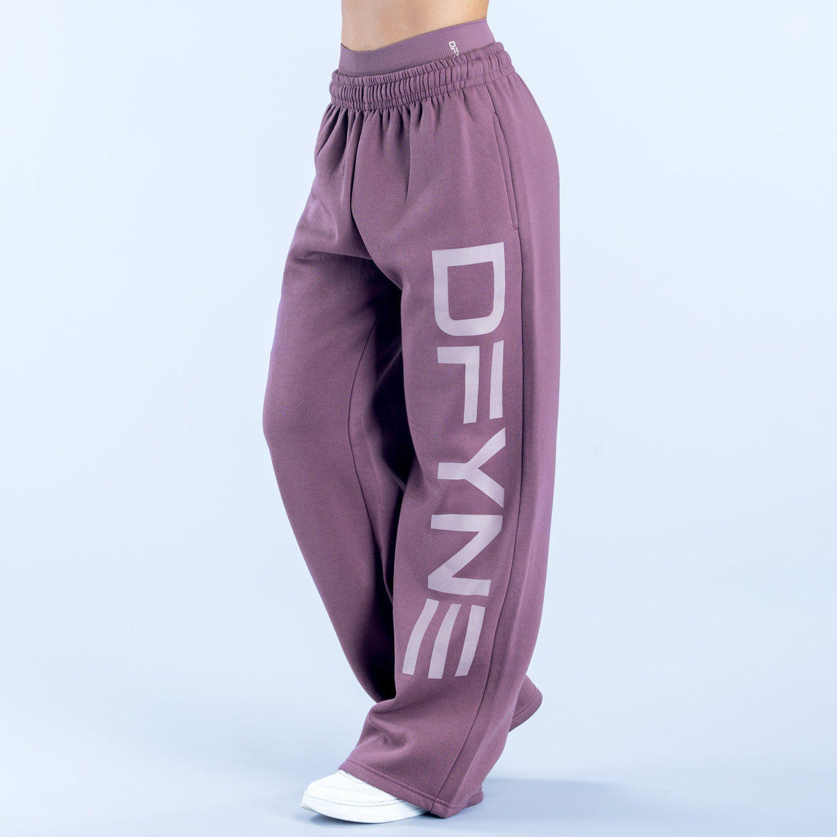 Signature Wide Leg Jogger Grape