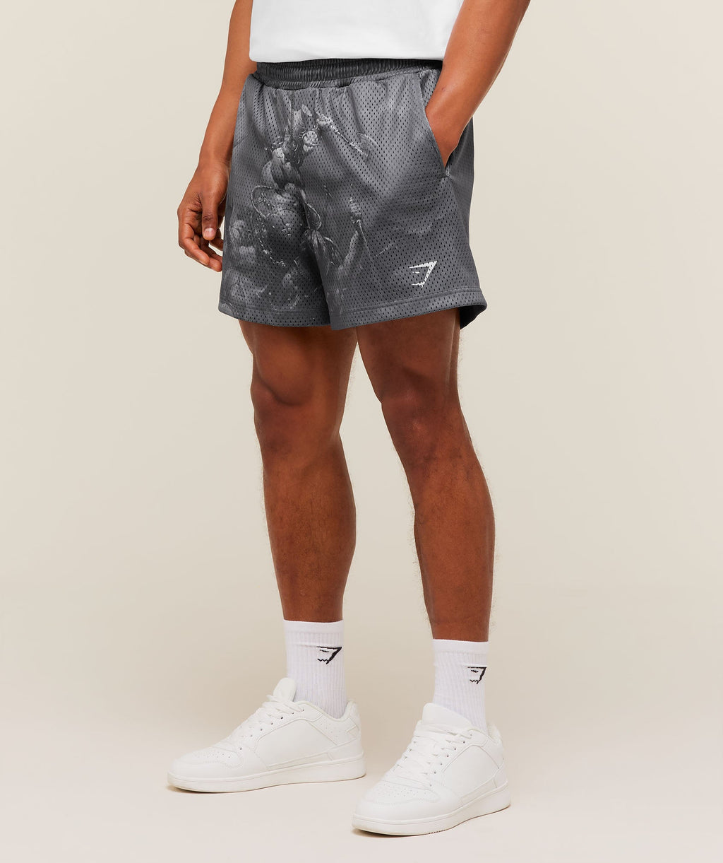 Gymshark x Frazetta Power Shorts - Onyx Grey