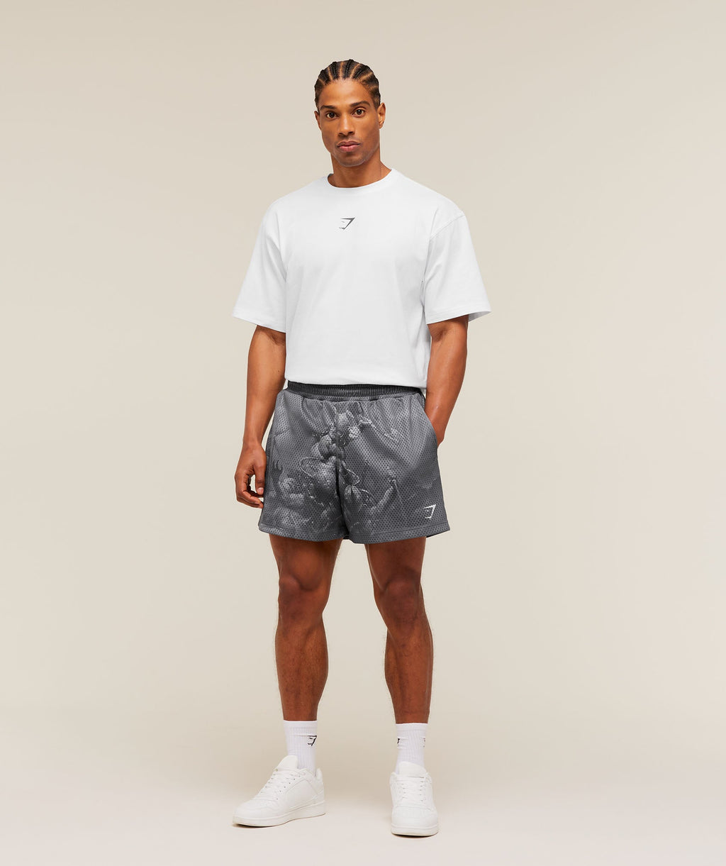 Gymshark x Frazetta Power Shorts - Onyx Grey