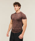 Geo Seamless T-Shirt - Espresso Brown/Black ;)