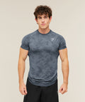 Geo Seamless T-Shirt - Shadow Blue/Tranquil Blue