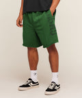 Accent Graphic Sweat Shorts - Athletic Green