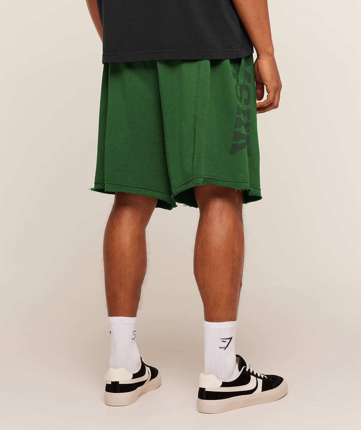 Accent Graphic Sweat Shorts - Athletic Green