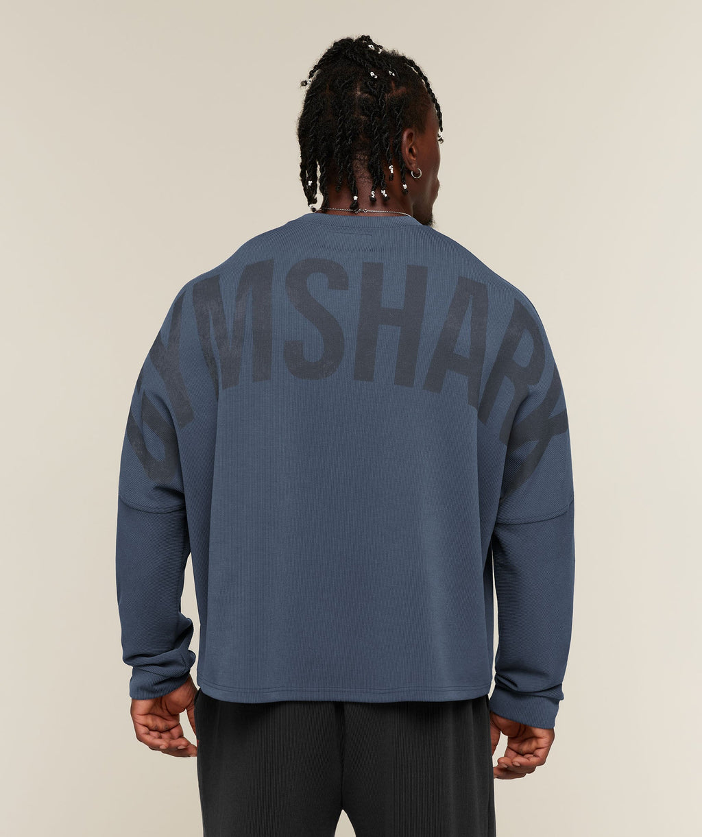 Gymshark x Sam Sulek Crew - Shadow Blue ;)