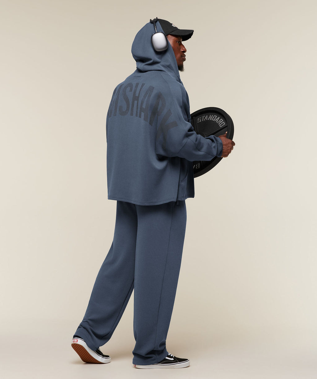 Gymshark x Sam Sulek Oversized Pants - Shadow Blue ;)