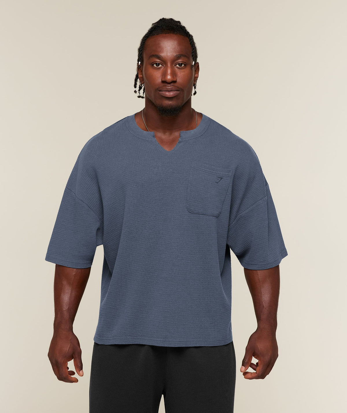 Gymshark x Sam Sulek T-Shirt - Shadow Blue/Wash ;)