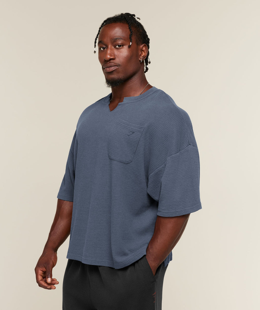 Gymshark x Sam Sulek T-Shirt - Shadow Blue/Wash ;)