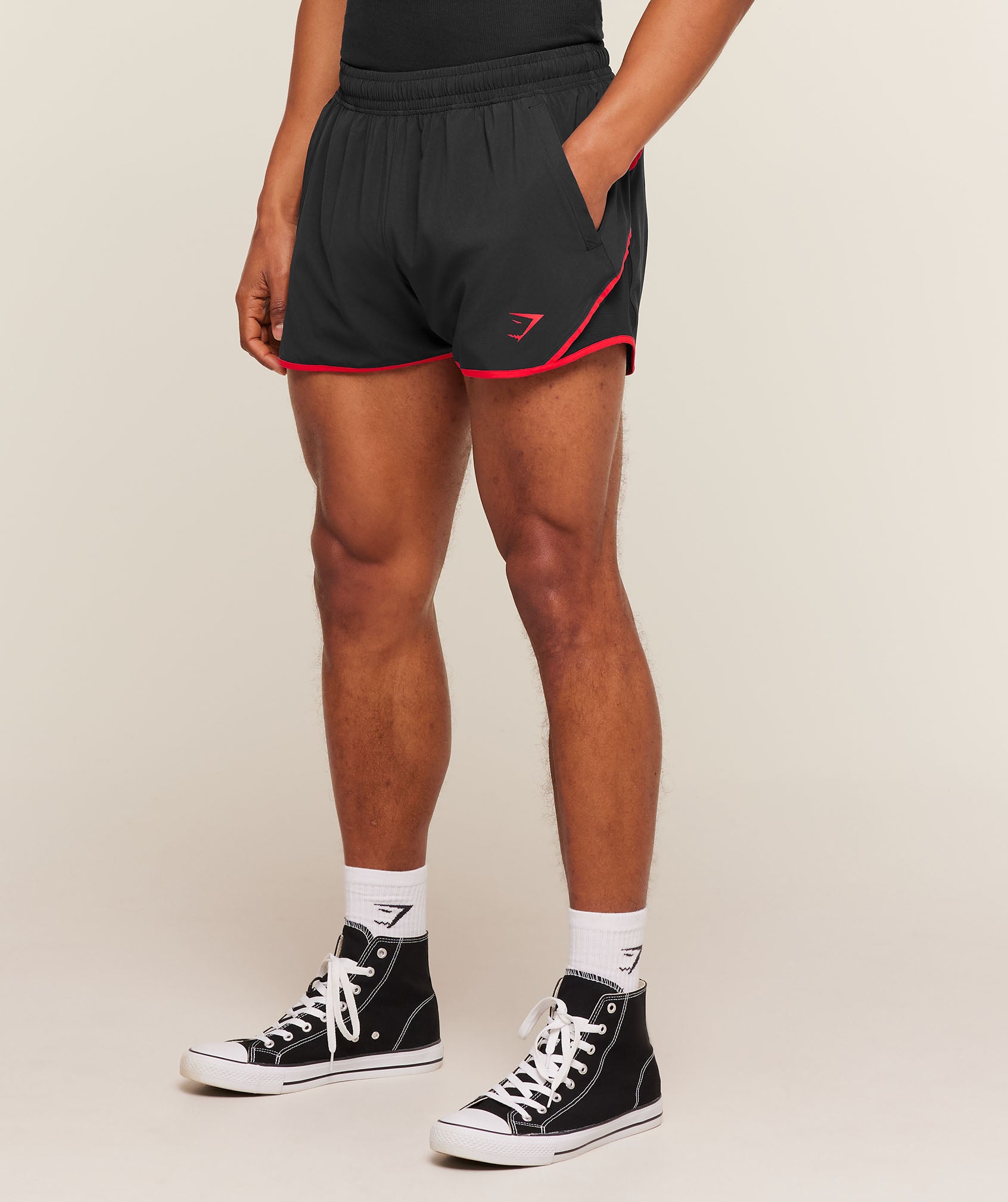 Accent Conditioning Shorts - Black/Conditioning Red