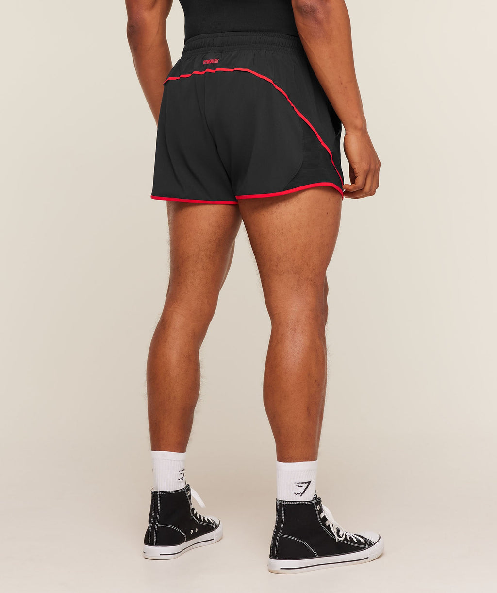 Accent Conditioning Shorts - Black/Conditioning Red