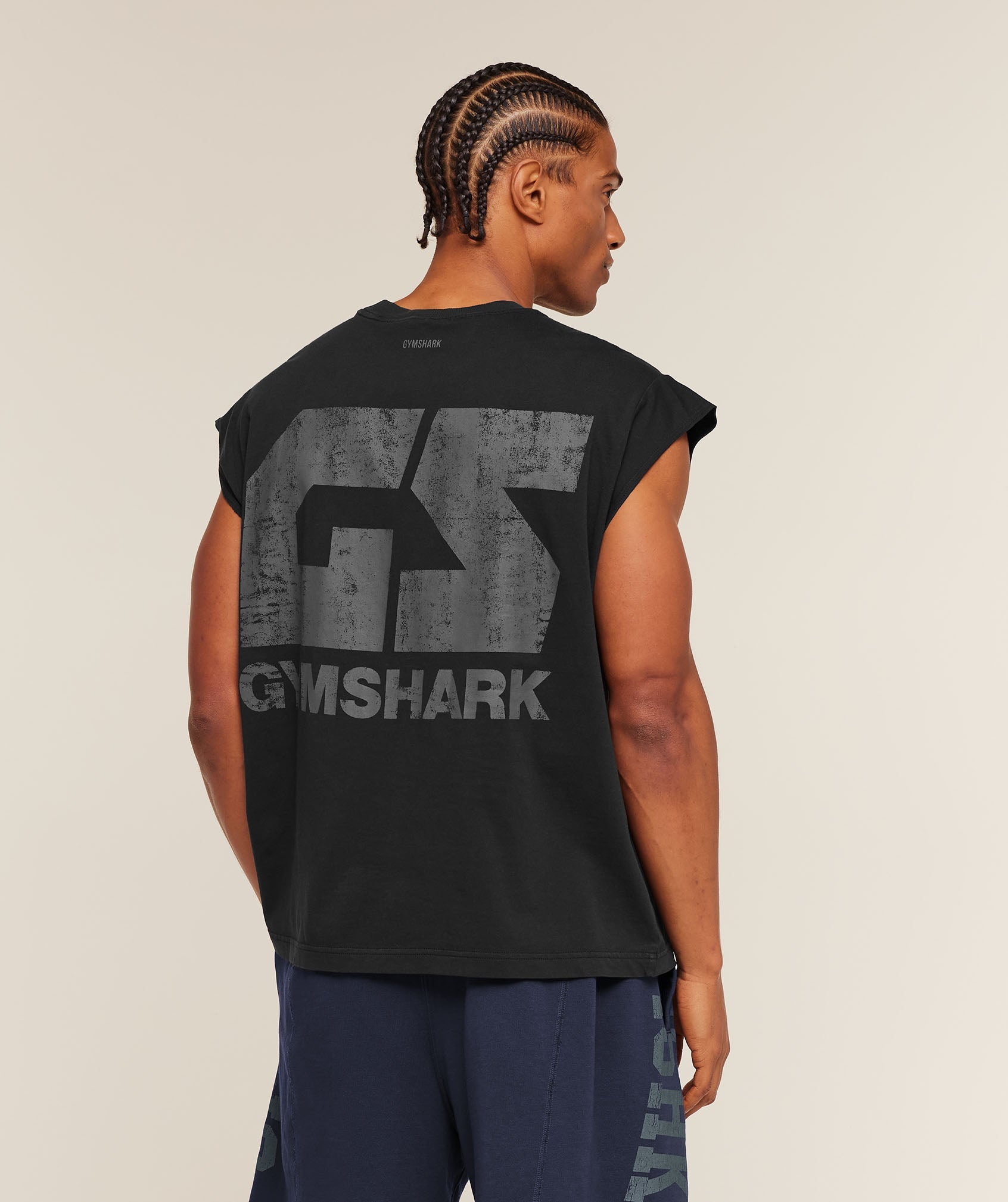 Accent Capped Sleeve T-Shirt - Black ;)
