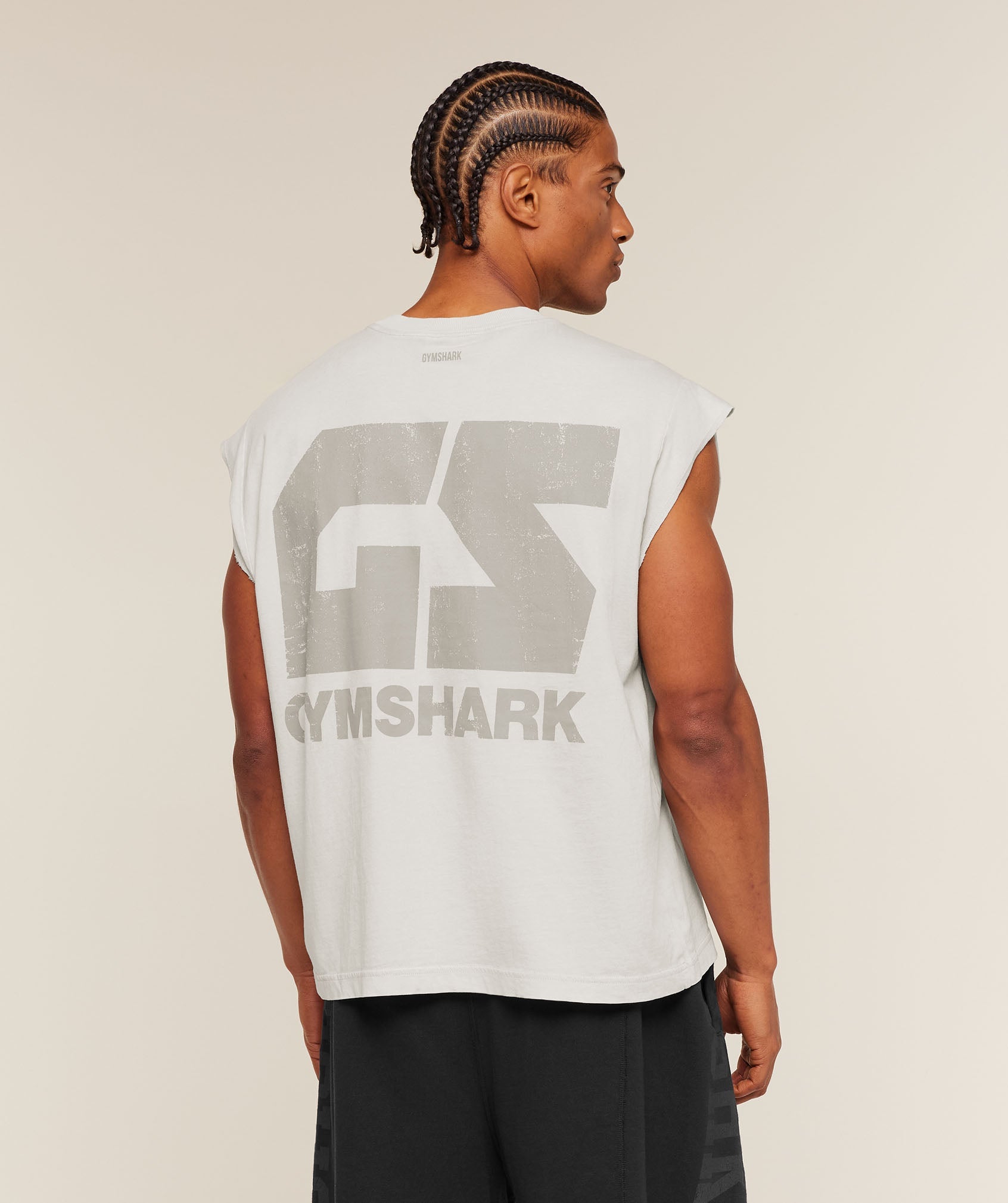 Accent Capped Sleeve T-Shirt - Light Grey ;)