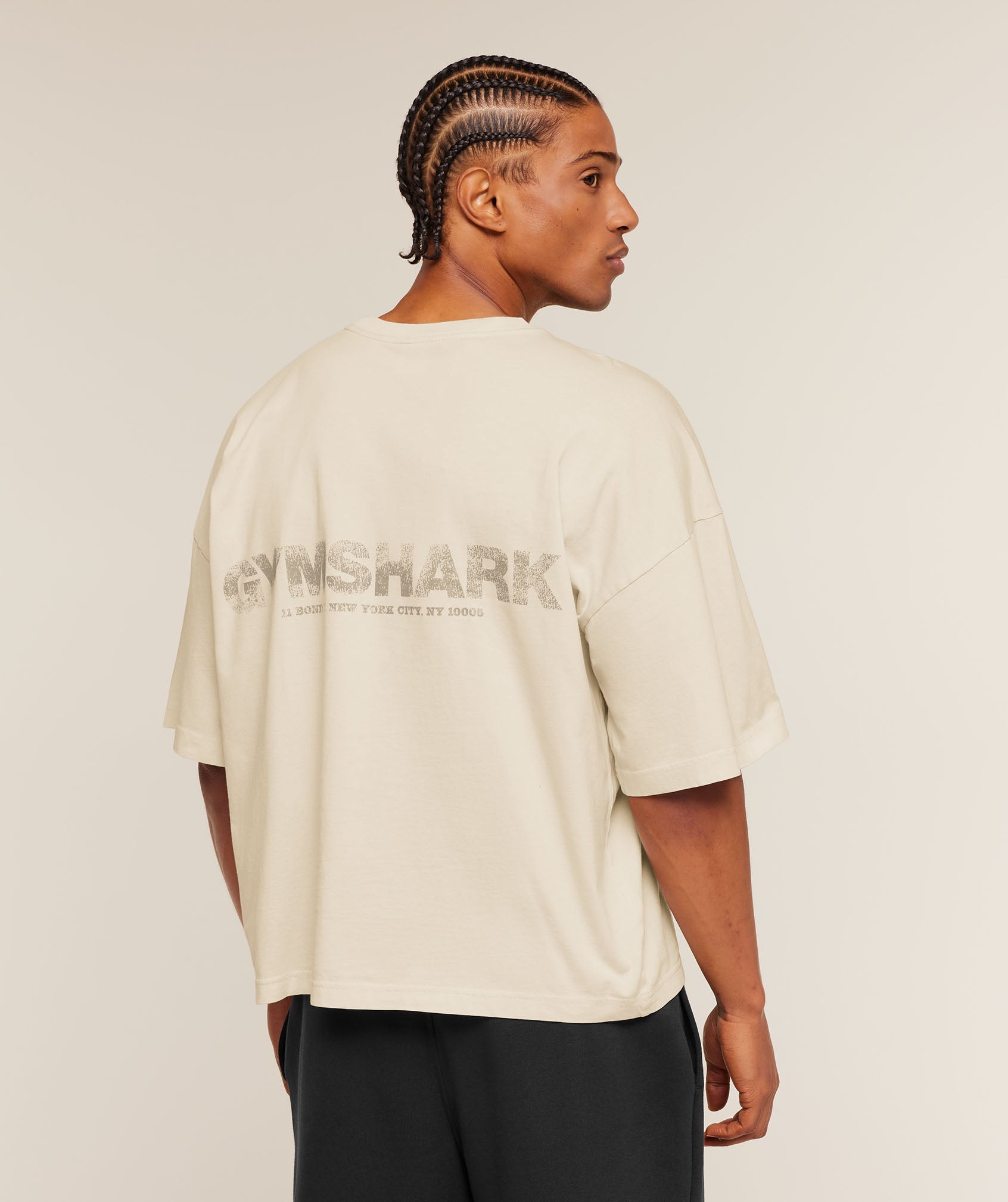 Accent Boxy T-Shirt - Tinted White ;)