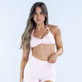 Impact Strappy Bra Pearl Pink