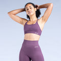 Dynamic Backless Sports Bra Plum Perfect