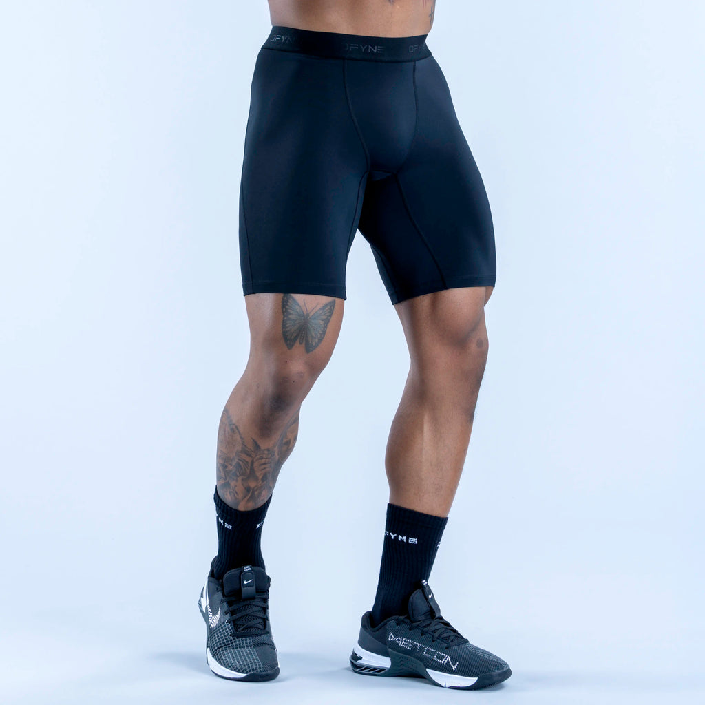 Unbound Baselayer Shorts Midnight Black
