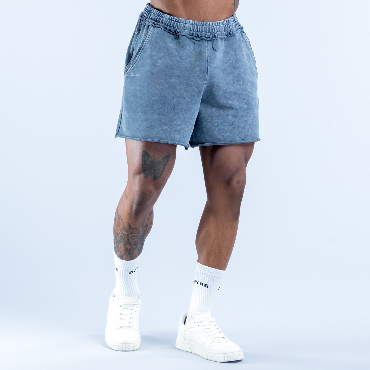 Recharge Washed Shorts Slate Grey