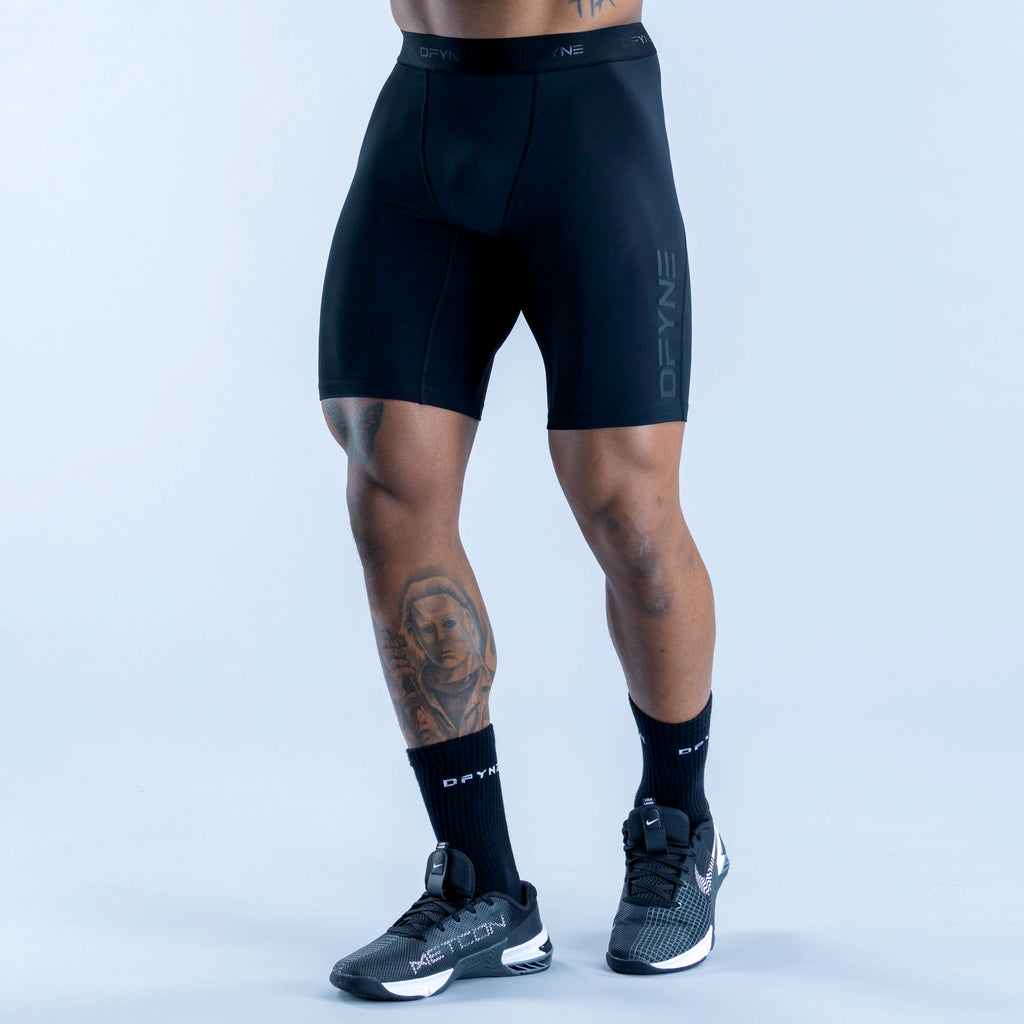 Unbound Baselayer Shorts Midnight Black