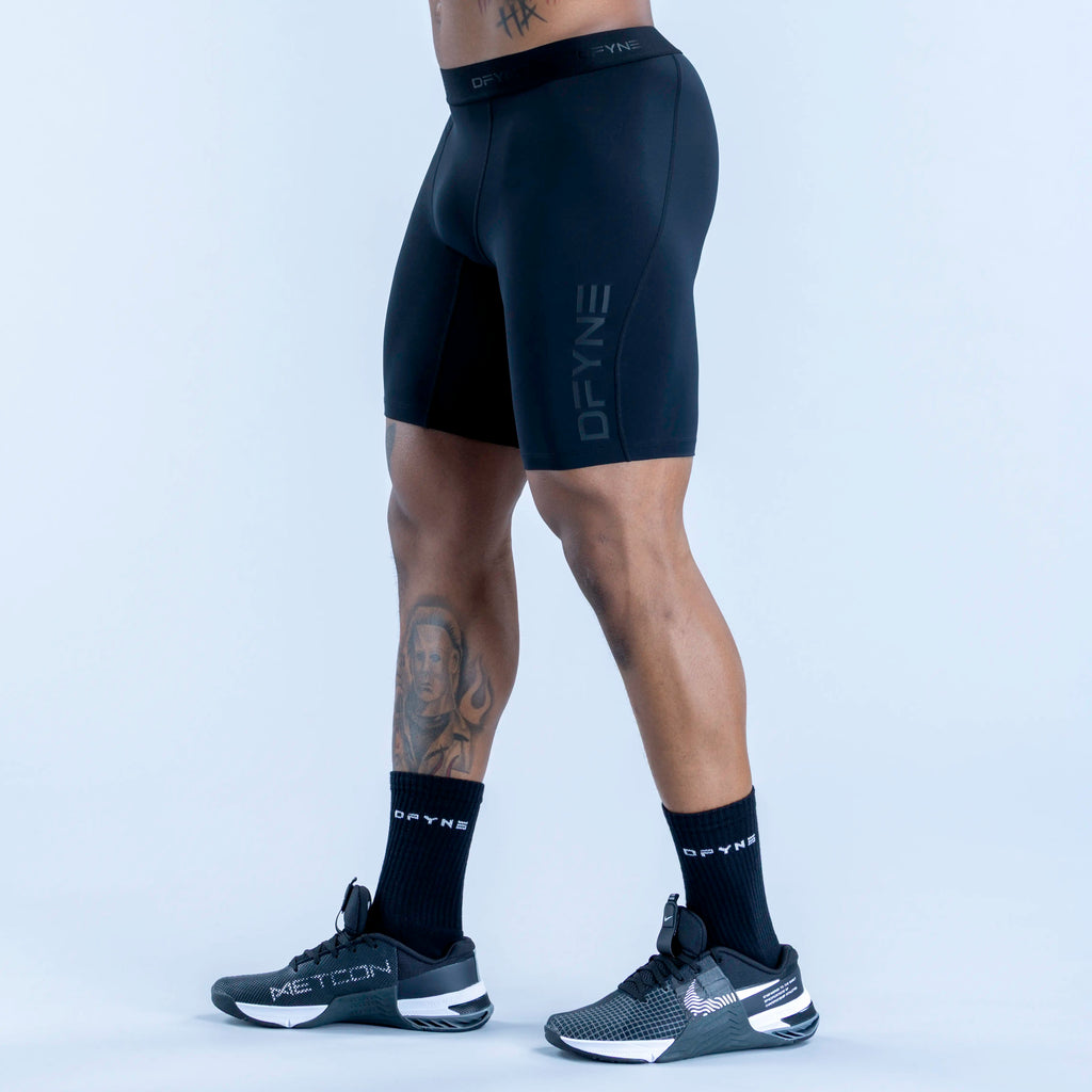 Unbound Baselayer Shorts Midnight Black