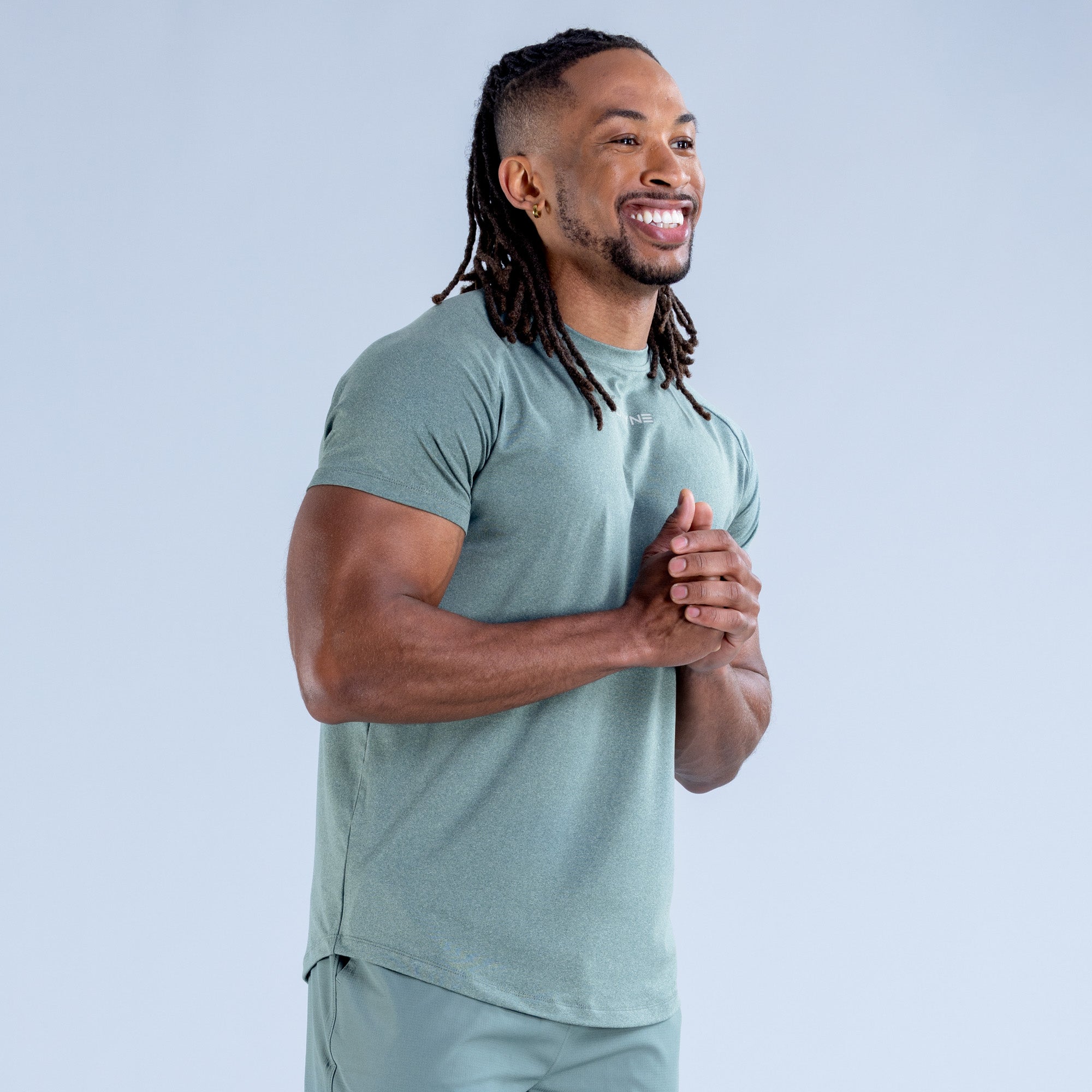 Stealth Training T-Shirt Smoked Sage Marl