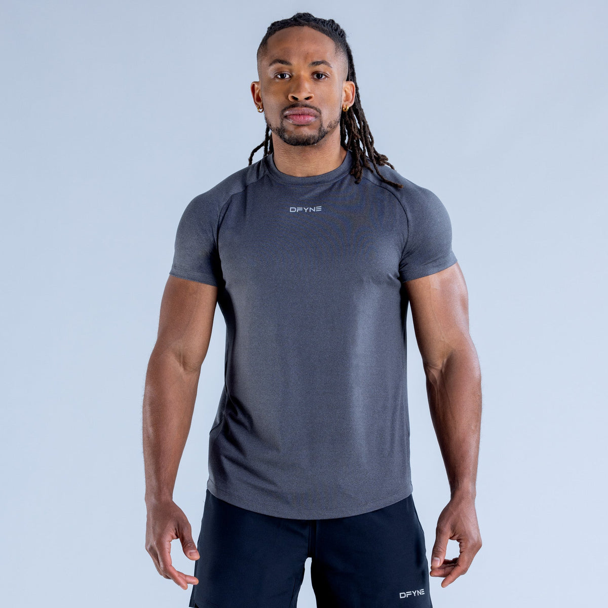 Stealth Training T-Shirt Onyx Black Marl