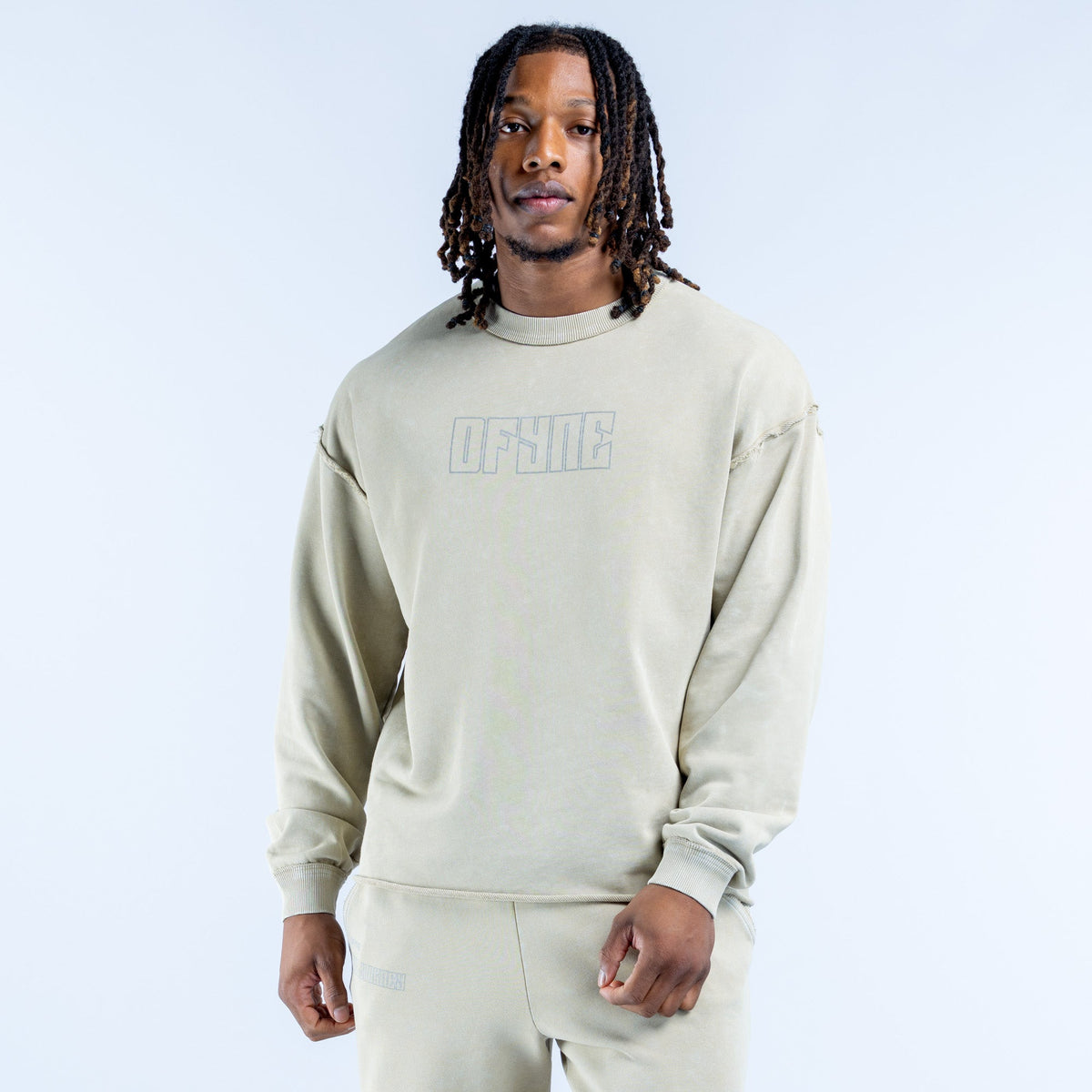 Recharge Washed Sweatshirt Stone