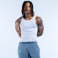 Recharge Ribbed Vest Grey Marl