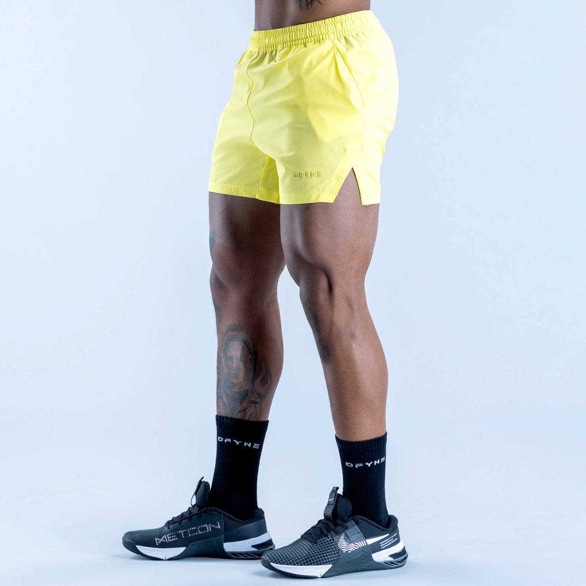 Unbound Training Shorts Neon Yellow