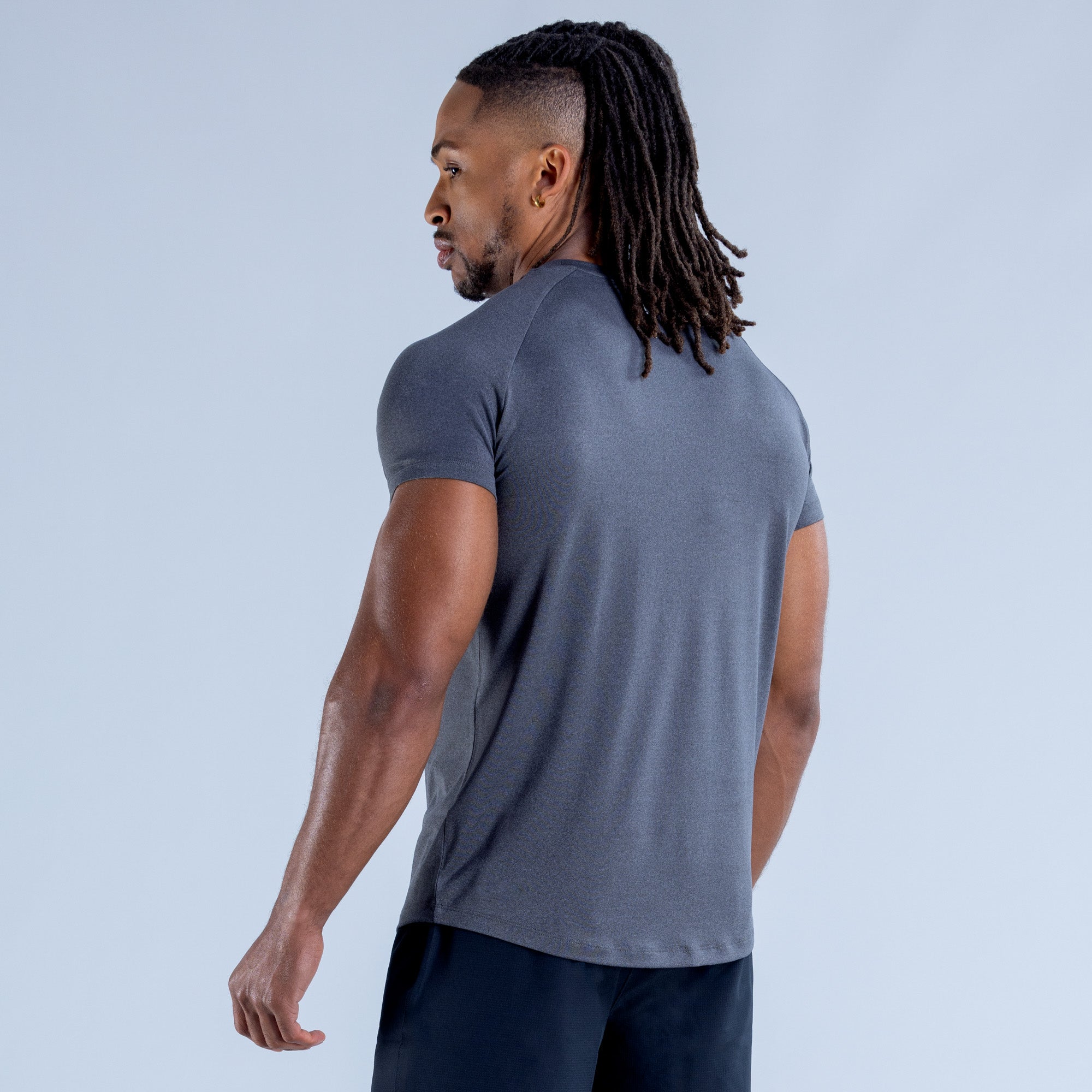 Stealth Training T-Shirt Onyx Black Marl