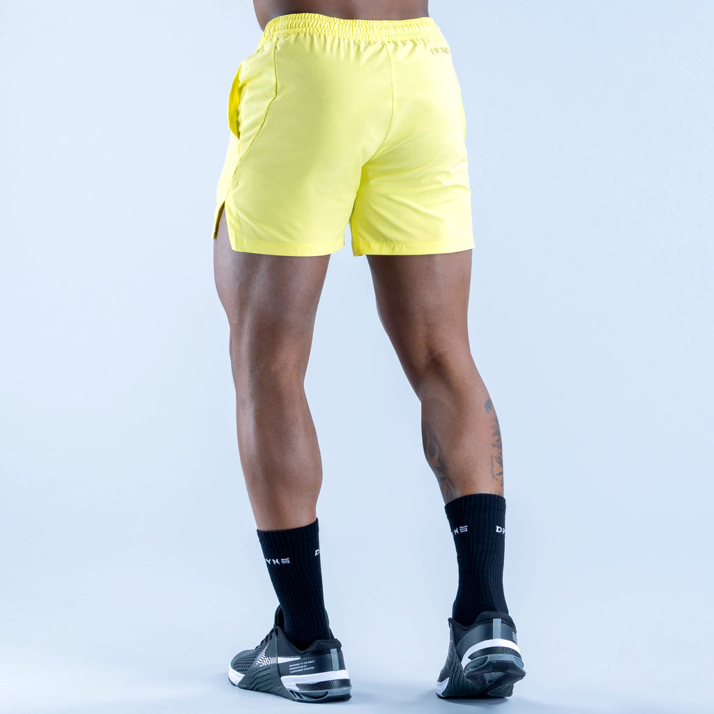 Unbound Training Shorts Neon Yellow
