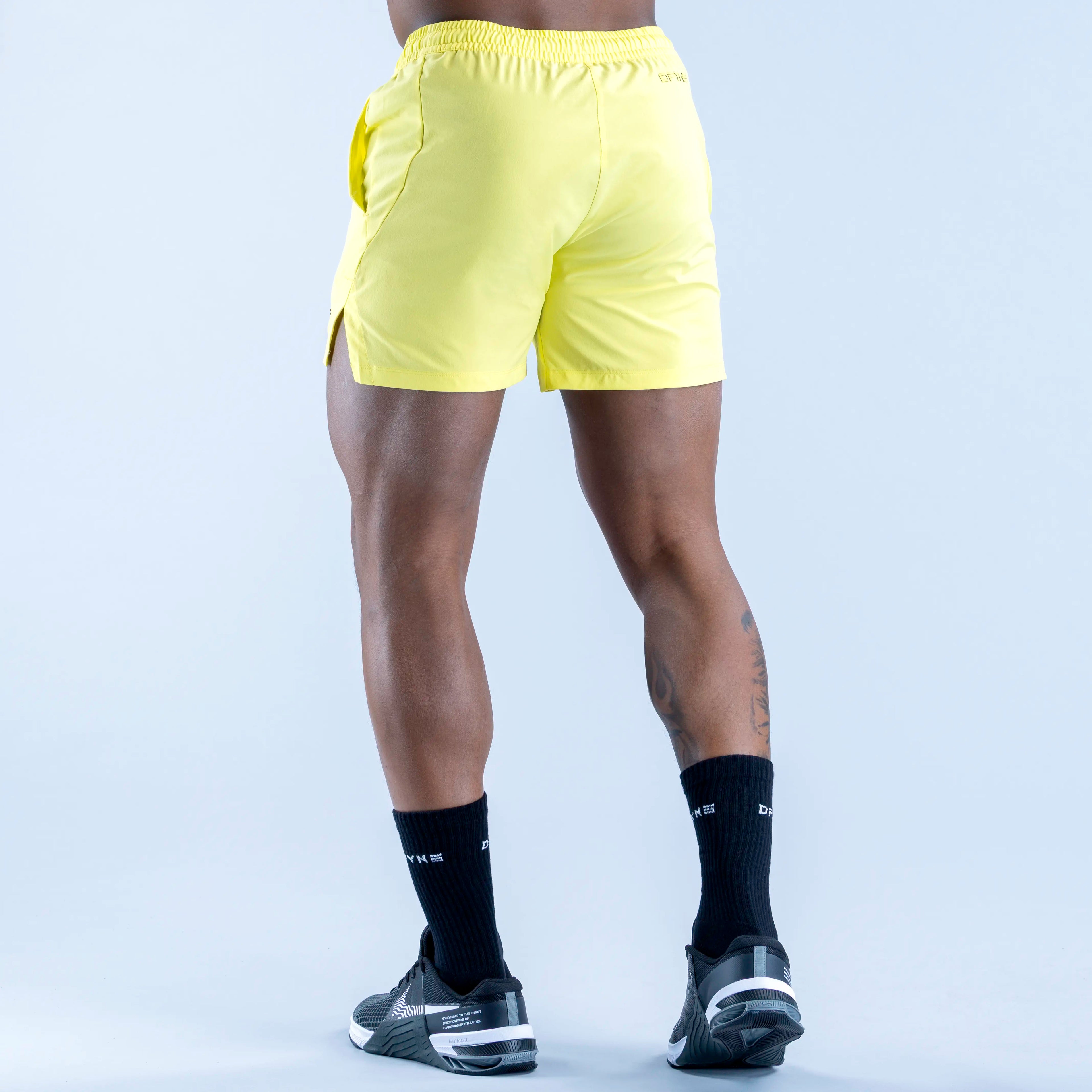 Unbound Training Shorts Neon Yellow