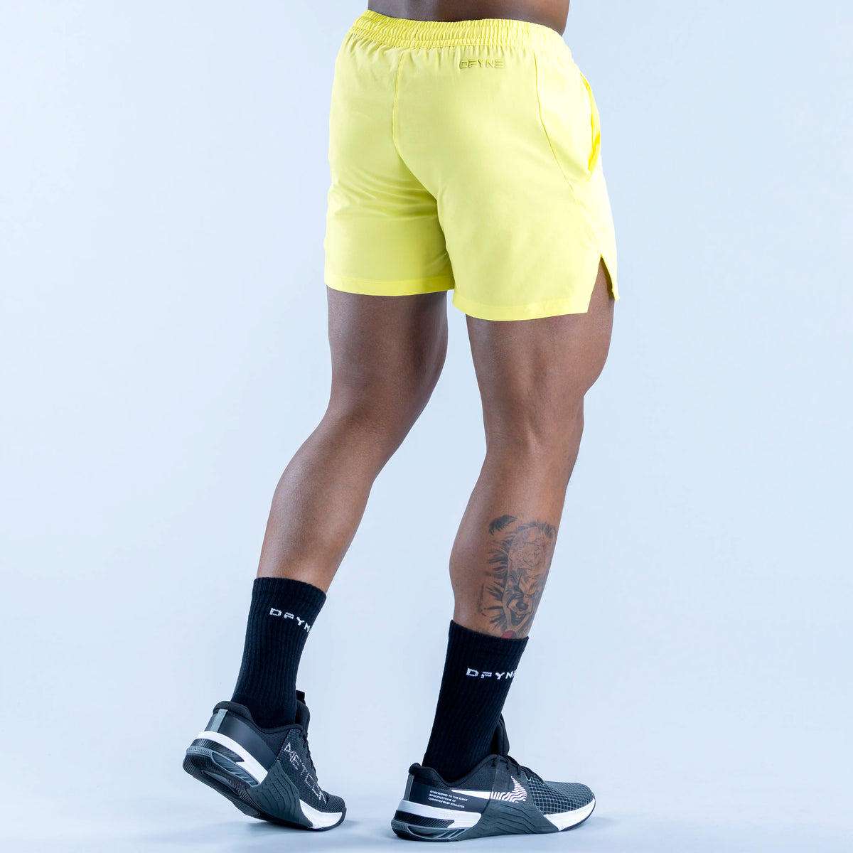 Unbound Training Shorts Neon Yellow