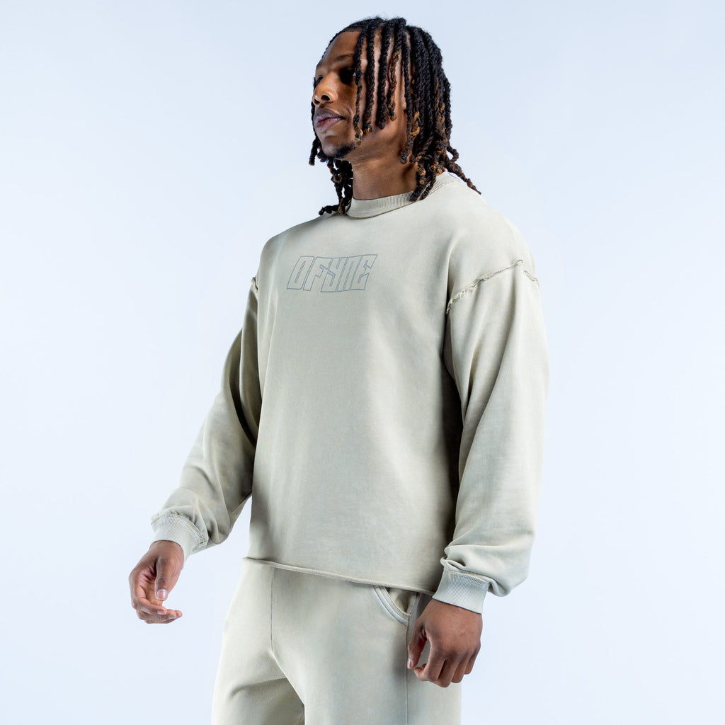 Recharge Washed Sweatshirt Stone
